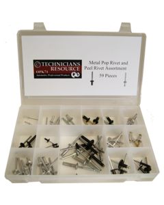 All Metal Rivet Assortment (59 Pcs)