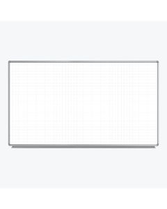 72 x 40 Wall-Mounted Grid Whiteboard