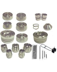 19-pc Brake Lathe 1 Silver Adapter Set
