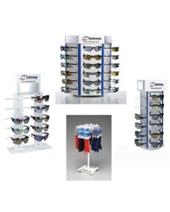 10-Piece Safety Glass Eyewear display