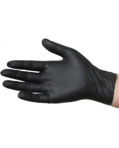 SkinTX Medical 5mil Nitrile Gloves Blk PF XL