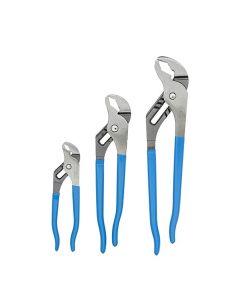 CHANNELLOCK V-Jaw Tongue and Groove Pliers 3-Piece Set, Includes 442, 422 and 412 Pliers