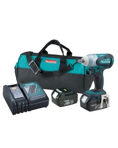 Makita 18V LXT Li-Ion 3.0 Ah Cordless 1/2 in. Impact Wrench Kit