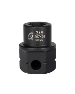 Sunex Tools 1/2 in. Drive 6-Point Low Profile Impact Socket w/ Hex Shank, 3/8 in.