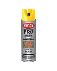 Krylon Marking Paints; Solvent Based; APWA Safe Yellow; 15 oz. Aerosol