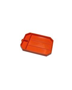 Grypmat Flexible Non-slip Tool Tray, Medium, Bright Orange