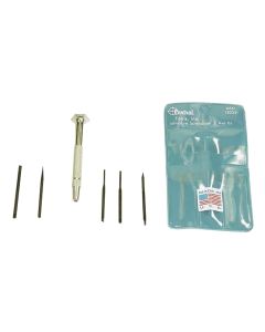 6 Piece Minature Screwdriver Set with Awl