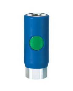 Prevost 3/8" High Flow 1/4" F NPT Coupling - Skin Pack