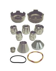 12-pc Brake Lathe 1 Bronze Adapter Set w/ Cones, Backing Plates, Spacer, Disk, Band, etc.