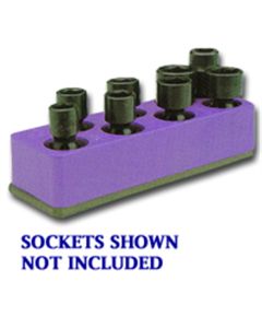 3/8 in. Drive Universal Purple 8 Hole Impact Socket Holder
