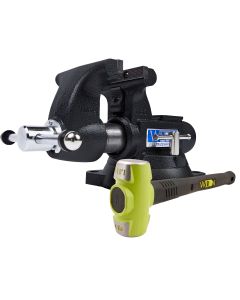 Black 1755 Wilton Tradesman Vise w Free 20416 BASH