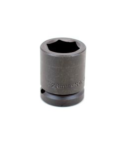 26mm 3/4" Drive 6-Point Metric Std Impact Socket