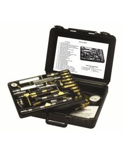Universal Master Fuel Injector Pressure Test Kit with 3-1/2" Gage and Quick Couplers