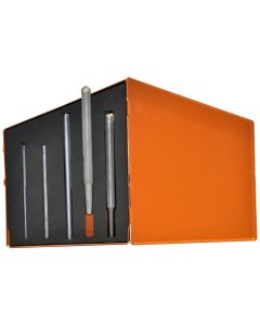 KNK5KK9 image(0) - KnKut 5 Piece Carbide Tipped Hard Steel Drill Bit Set