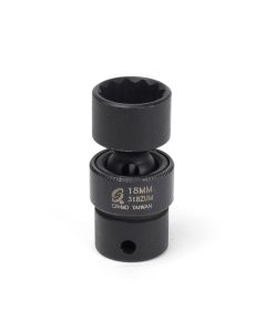 3/8" Dr 18mm 12pt Universal Impact Socket