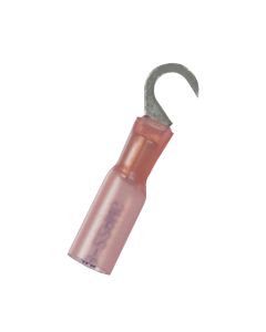 22-18 #10 Red CS Heat Shrink Hook - 5 Piece