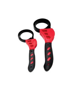 2 pc Strap Wrench Set
