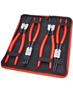 4PC Large Internal / External Snap Ring Pliers 13"