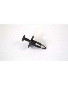 Black Nylon Front Fender Mud Skirt & Fender Liner Push-Type Retainer; Head Dia: 11/16" (25/Bag)