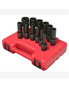 3/8" Drive 12-Point Deep Univ. Impact Socket Set