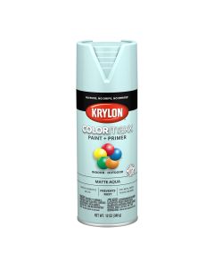 Krylon COLORmaxx Paint + Primer, Matte Aqua