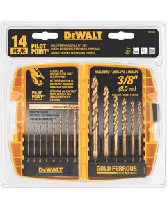 DeWalt Pilot Point Twist Drill Bit 14-Piece Set