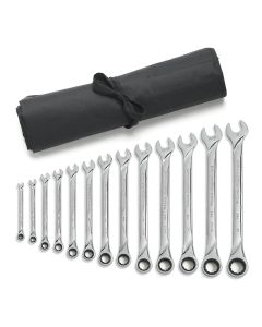 13 Pc. XL Ratcheting Combination Wrench Set, SAE - Wrench Roll