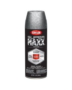 Krylon Supermaxx Paint+Primer; Hammered Silver; 12 oz. Aerosol