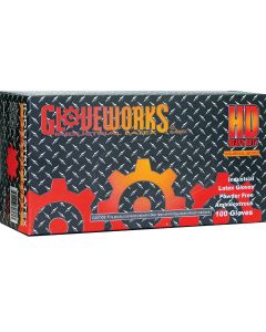 Gloveworks HD P/F Textured Latex Gloves XXLarge - Case