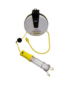 The Lite 13 Watt Fluorescent Work Light with 50ft. Reel