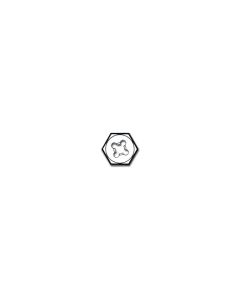 1 in. Metric Hexagon Die  10mm - 1.00