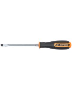 Slotted 1/4 in.x4 in. Screwdriver with Hex Bolster (Orange)