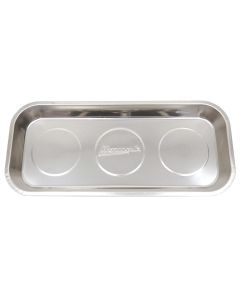 Homak 14 in. Rectangular Magnetic Tray, Stainless Steel