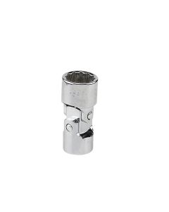 1/2" 3/8" Drive 12-Point Fract SAE Flex Chrome Socket