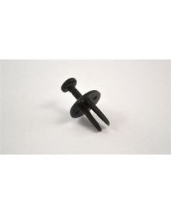 Black Nylon Front Fender Mud Skirt and Fender Liner Push-Type Retainer; Head Dia: 11/16" (25/Bag)