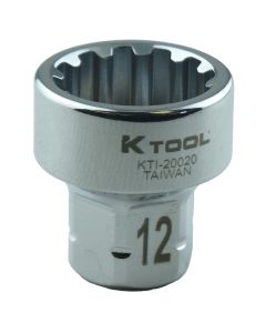 12mm x 1/4 in. Drive Spline Socket (EA)