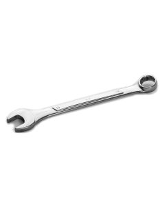 Chrome Combination Wrench, 19mm, with 12 Point Box End, Raised Panel, 9" Long
