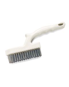 Corner Cleaner 10" Wire Brush, Black Tempered