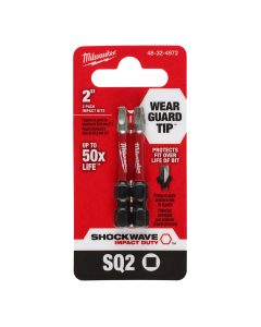 SHOCKWAVE Impact Duty? 2" SQ2" Bit 2PK