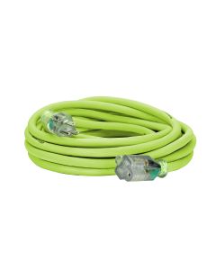 Flexzilla Pro Extension Cord, 12/3 AWG SJTW, 25', Outdoor, Lighted Plug