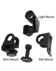 Bayco Multi-Angle Helmet Mount for Accessory Slot or Brim