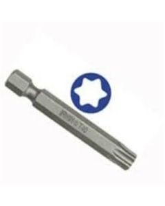 Power Bit, T25 Torx, 1/4" Hex Shank with Groove, 2" Long, Carded, 1 per Card