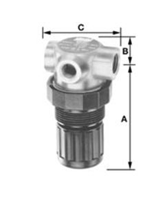 1/4" miniature air regulator