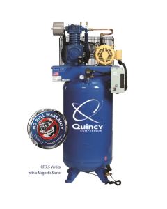 Quincy QT 7.5-HP 80 Gallon Two-Stage Air Compressor (230V-1-Phase)  Vertical  MAX