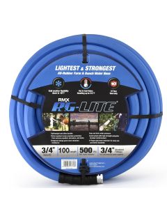 BluBird AG-Lite Rubber Hot & Cold Water Hose; 3/4" x 100'