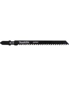 Makita Jig Saw Blade, T Shank, HCS, 4 1/8" x 8TPI (Pack of 5)