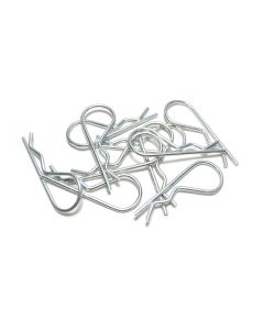 Hitch Pin - Zinc Plated. Wire Diameter - .093 / Length - 2 5/16" / I.D. - 5/8" (Bag 100)