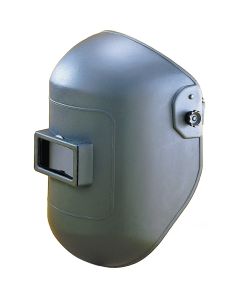 Firepower Fixed Front Economy Welding Helmet, 2" x 4-1/4" Lens, Black