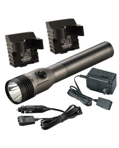 Stinger HL with 120V AC/DC PB, Gray, 800 Lumens