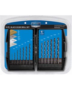 13 piece Heavy Duty Hard Case Drill Bit Set